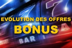 L'evolution des bonus de casino au fil des années
