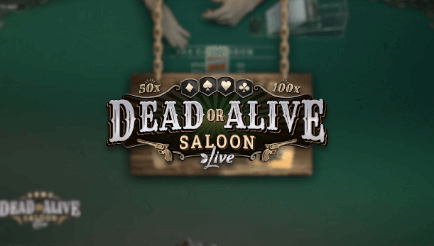 banner Dead or Alive Saloon